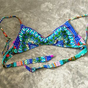 Hobie Blue Bathing Suit Top